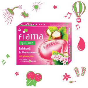 Fiama Gel Bar Soap Patchouli & Macadamia 125gm