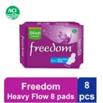 Freedom Heavy Flow Sanitary Napkin 8 pads