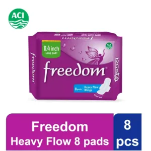 Freedom Heavy Flow Sanitary Napkin 8 pads