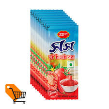 Pran Hot Tomato Sauce Sachet Mini 10 Pcs