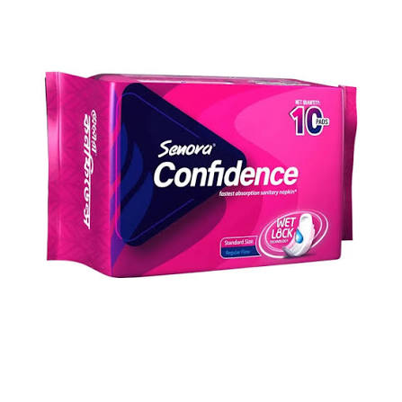 Senora Confidence Regular Flow Wings Sanitary Pads Senora Confidence Regular Flow Wings Sanitary Pads (Panty System) - 10 Pads