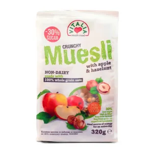 Vitalia Crunchy Muesli With Apple & Hazelnut 320gm