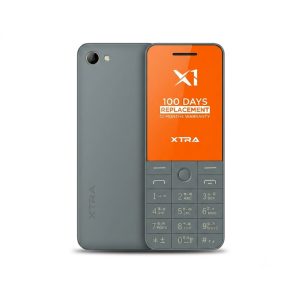 XTRA X1 Slim Feature Phone – Titanium Gray